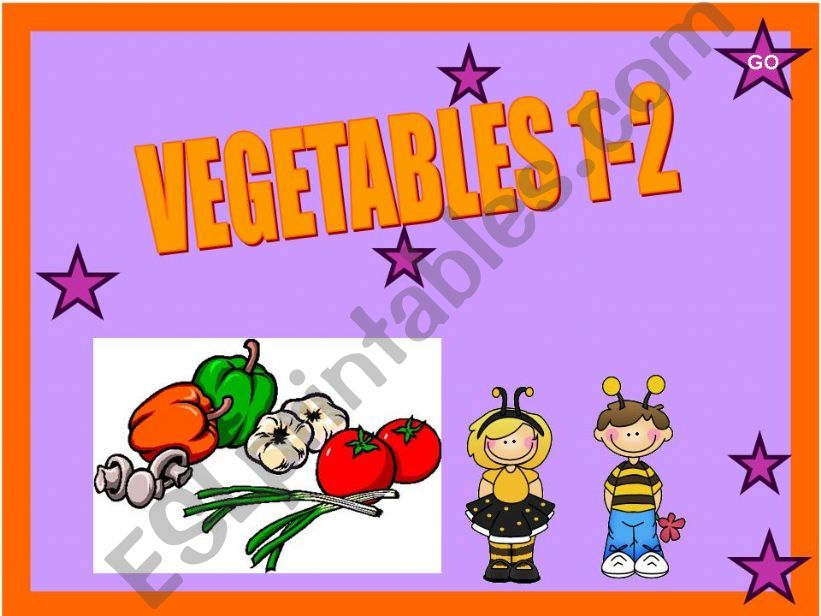 VEGETABLES 1-2 GAME powerpoint