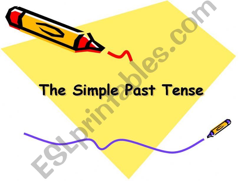 the simple past  powerpoint