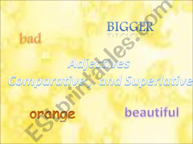 adjectives powerpoint