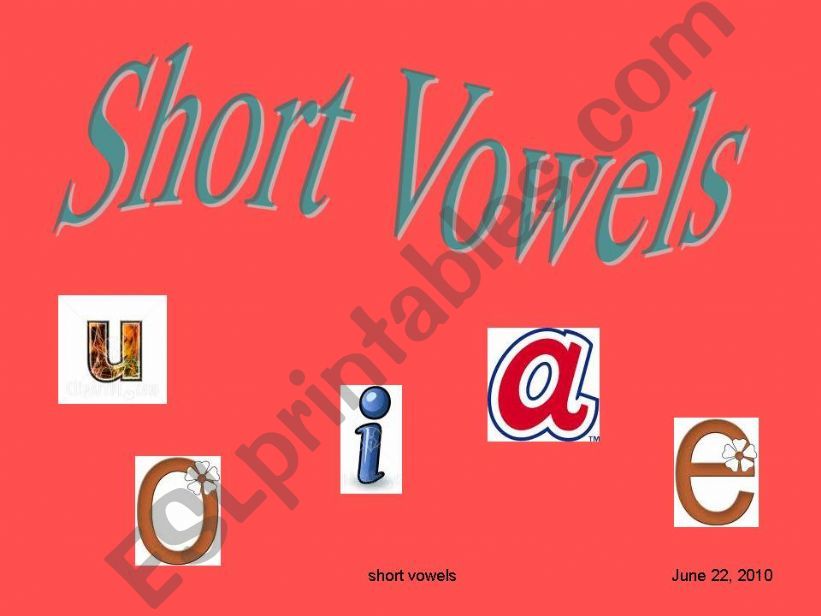 Short Vowels powerpoint