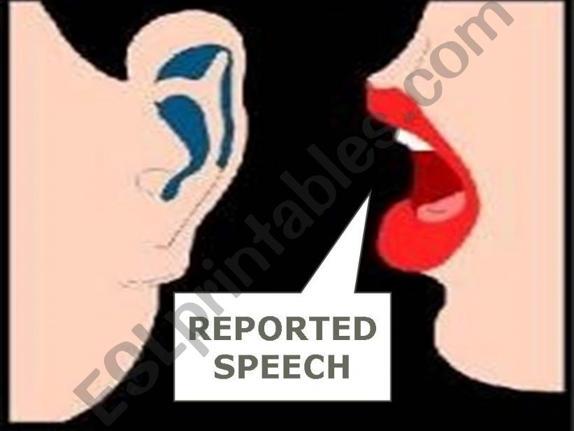 REPORTED SPEECH powerpoint