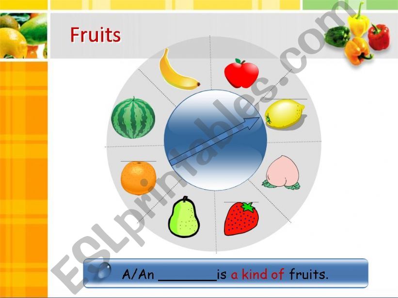 fruits and animals game--with animal sound