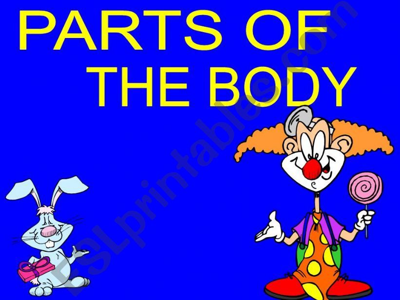 Parts of the Body powerpoint