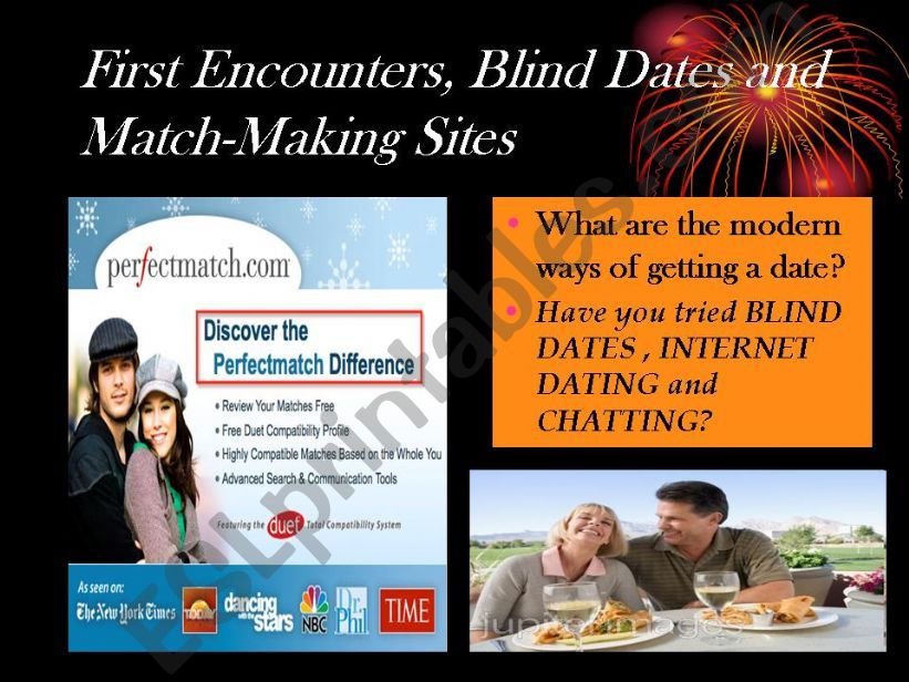 First Encounters and Blind Dates