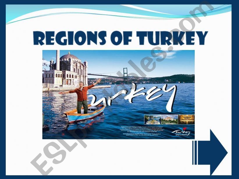 REGIONS OF TURKEY - GAME powerpoint