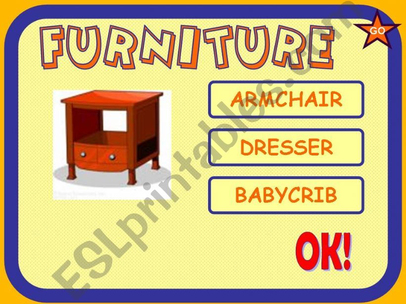 FURNITURE powerpoint