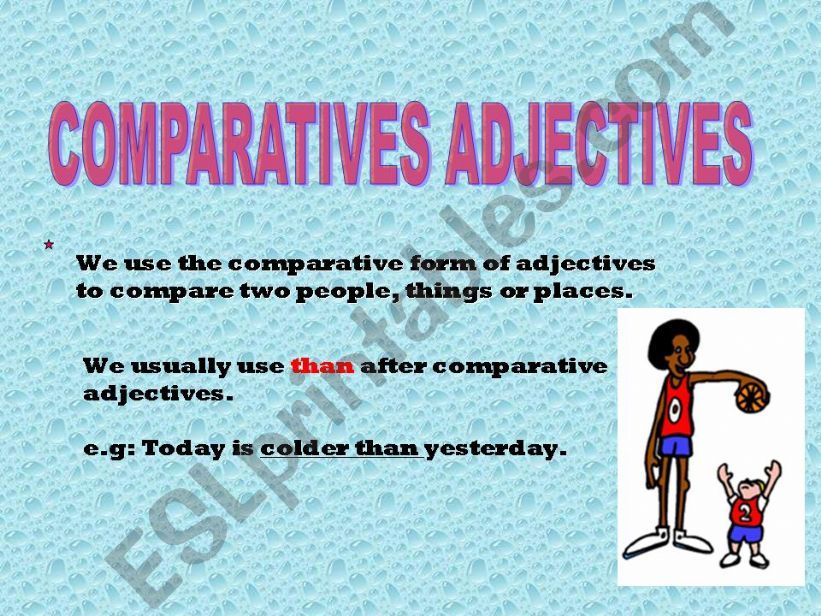 COMPARATIVE ADJECTIVES powerpoint