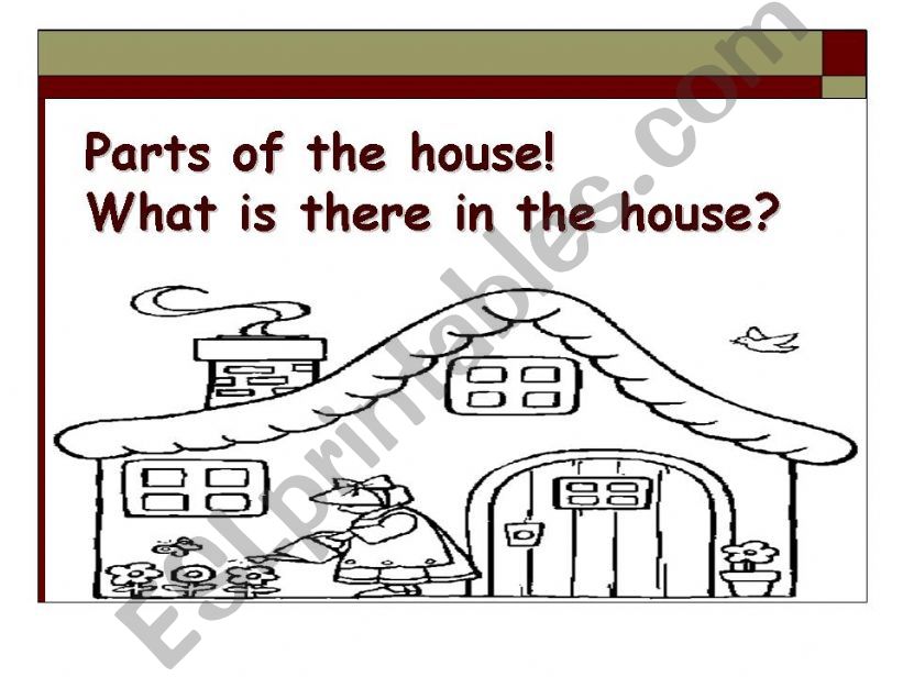 Parts of the house powerpoint