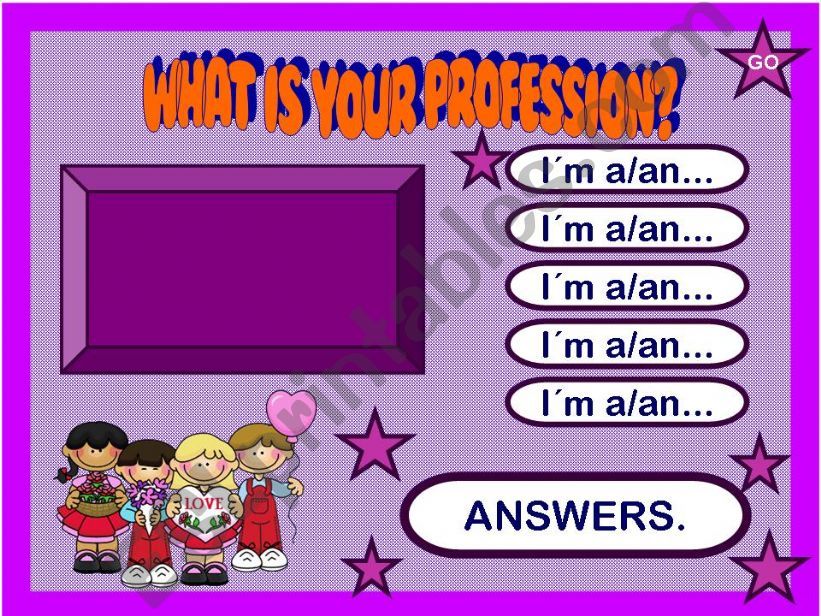WHAT IS YOUR PROFESSION? GAME powerpoint