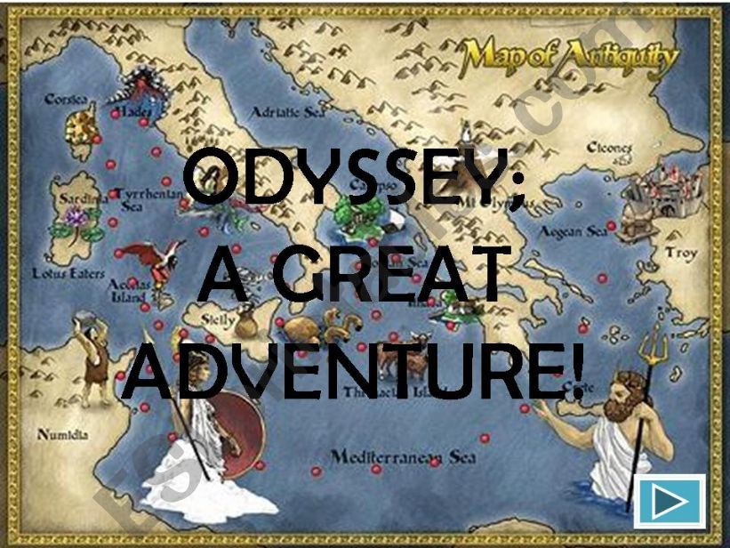 ODYSSEY; A GREAT ADVENTURE powerpoint