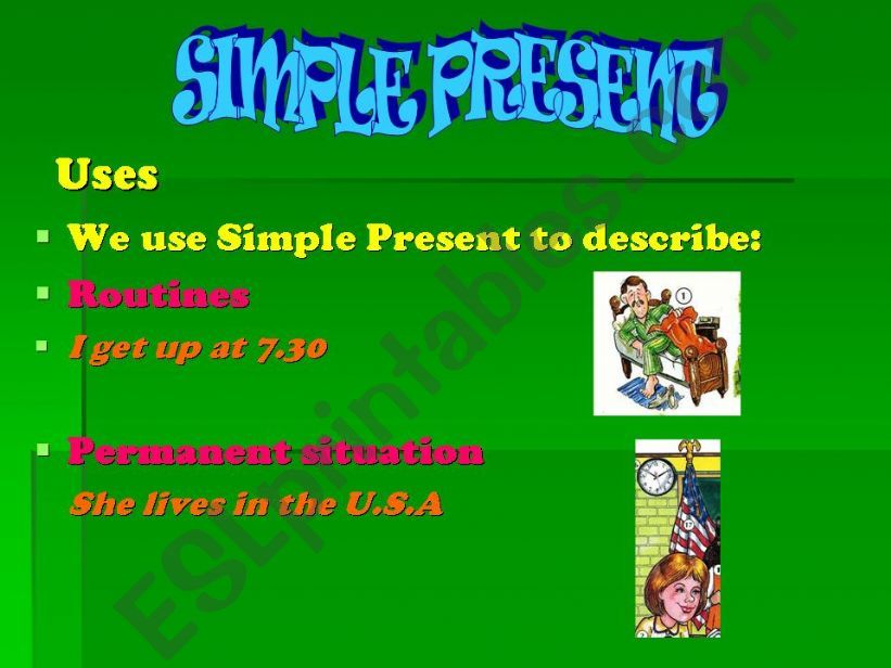 simple present powerpoint