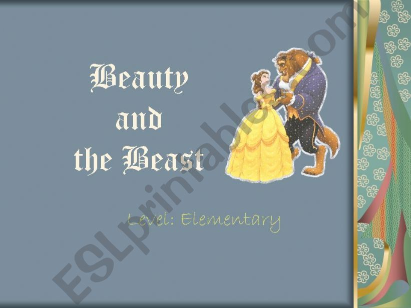 Beauty and the Beast powerpoint