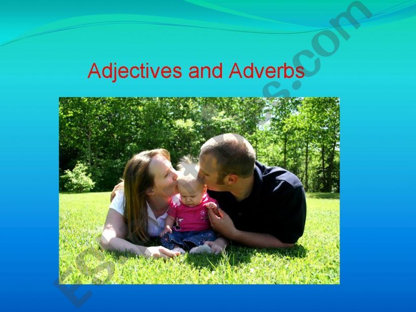 Adjectives and Adverbs powerpoint