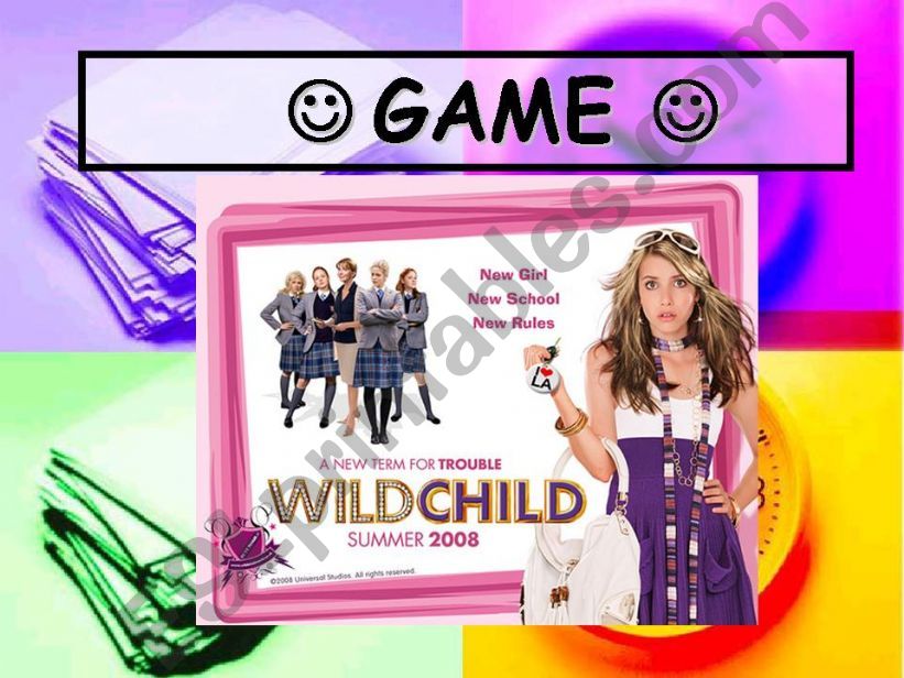 Game after watching movie: Wild child