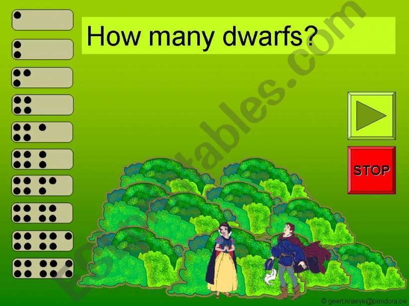 find the numbers of the dwarfs