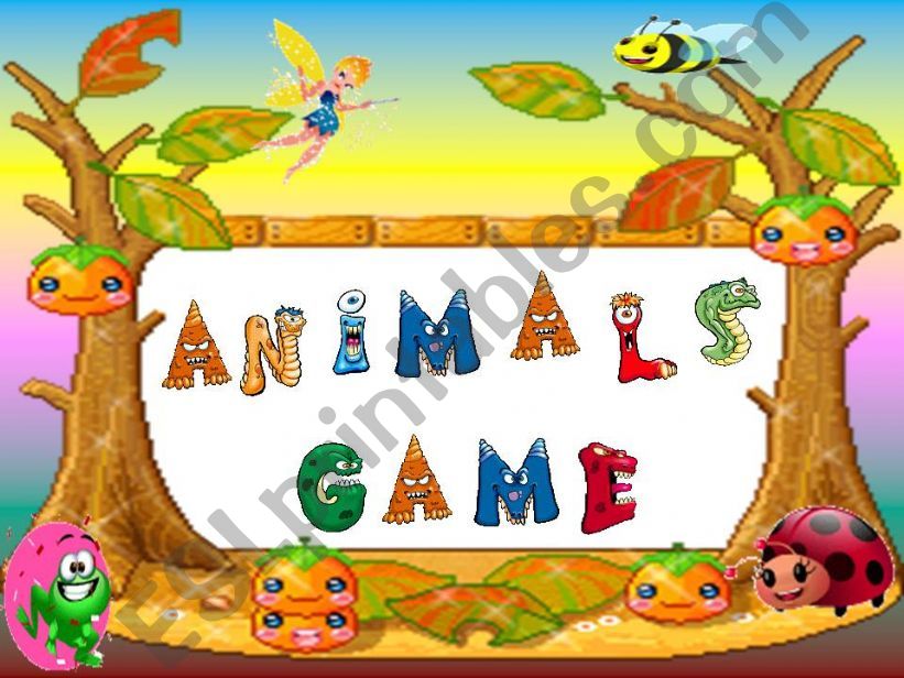 Animals Game ( 1/ 3 ) powerpoint
