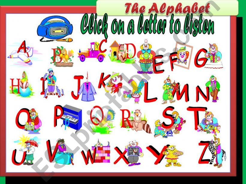 The Alphabet powerpoint