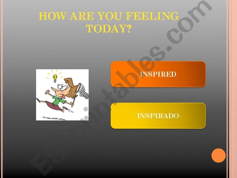 Feelings & Emotions 2/2 powerpoint