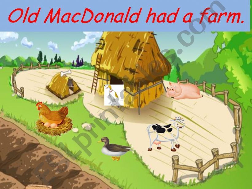 song-old MacDonald had a farm powerpoint