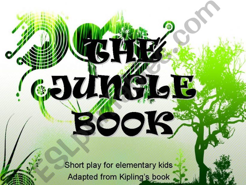 THE JUNGLE BOOK - short role-play for elementary kids