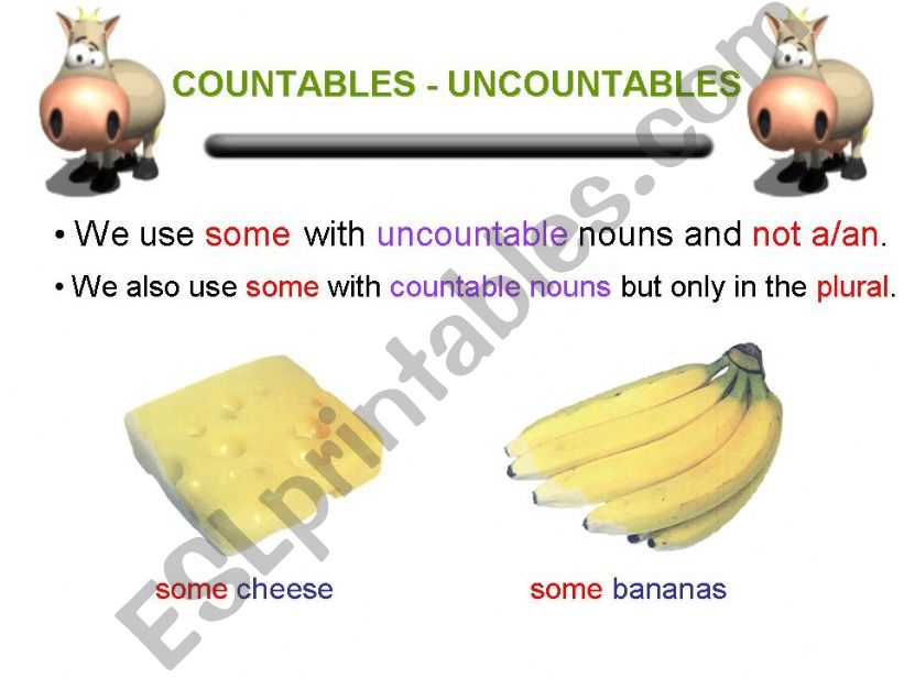 countables, uncountables part 2