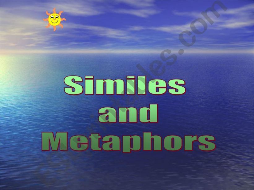 similes and metaphors powerpoint