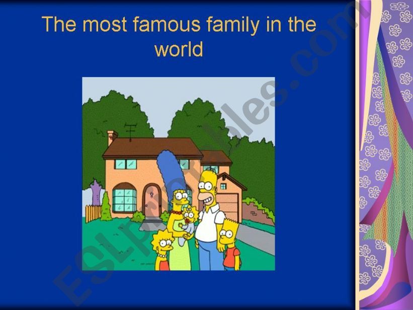 The simpsons family tree powerpoint