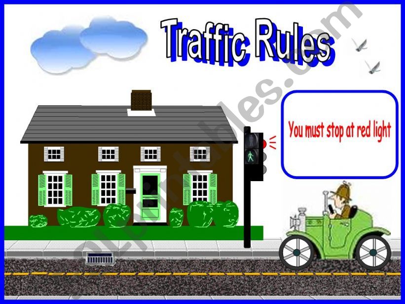 Traffic Signs and Rules-Animation
