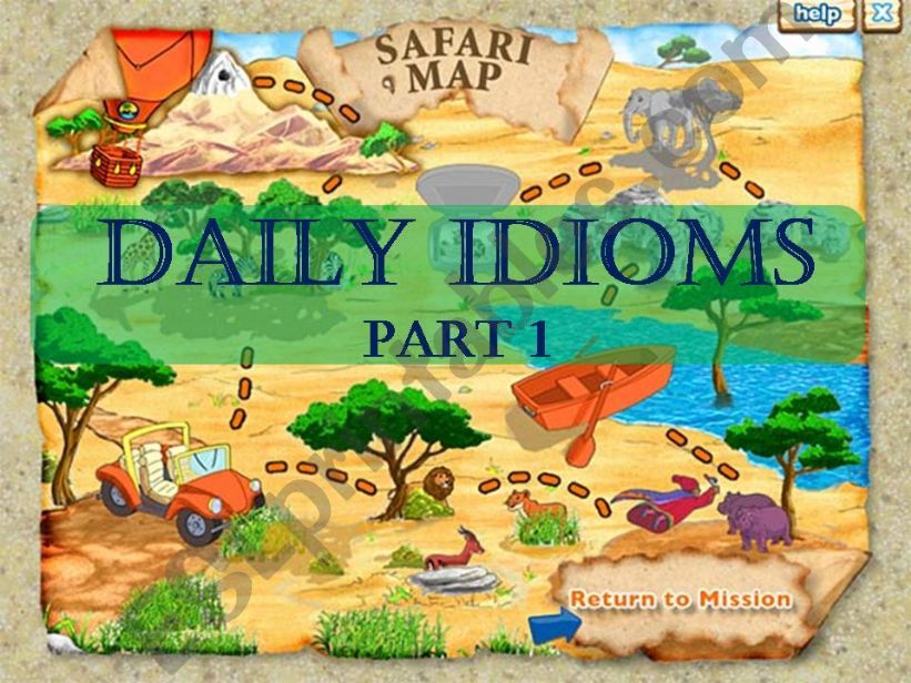 Daily Idioms powerpoint
