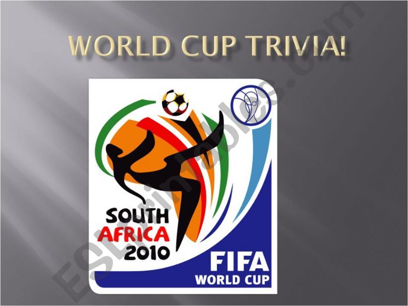 World Cup Trivia powerpoint