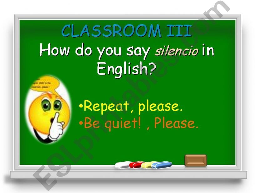 Classroom expressions III powerpoint
