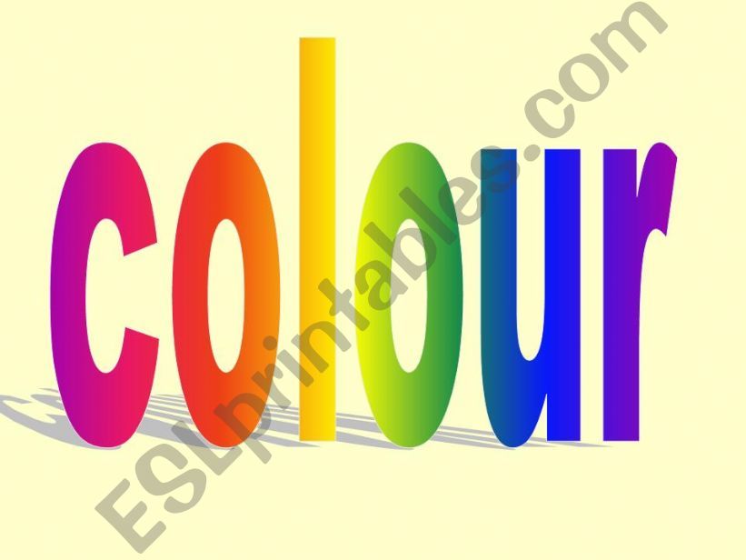 colours and shapes powerpoint