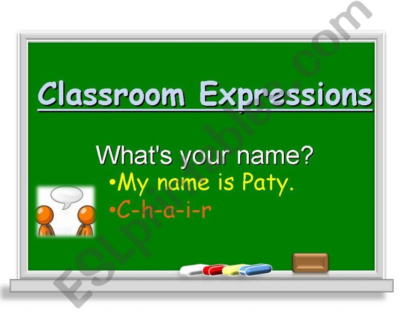 Classroom Expressions I powerpoint