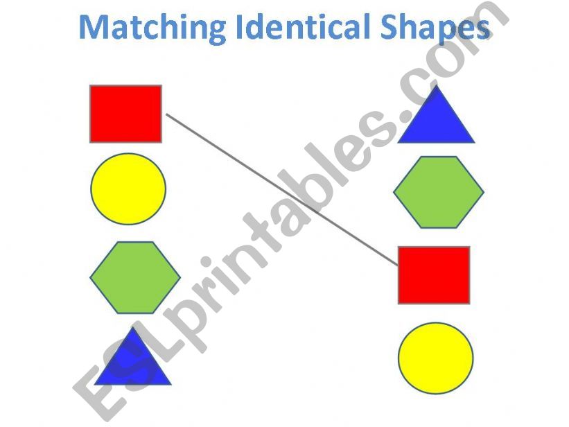 Matching Identical Shapes powerpoint