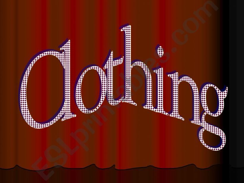 Clothing powerpoint