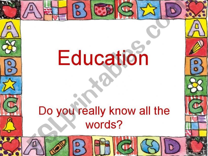 Education powerpoint