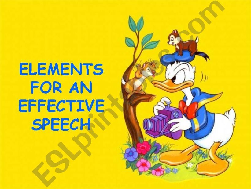 EFFECTIVE SPEECHES powerpoint