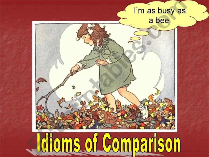 Idioms of Comparison powerpoint