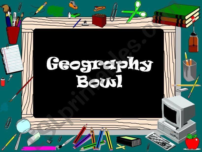 Geography Bowl powerpoint