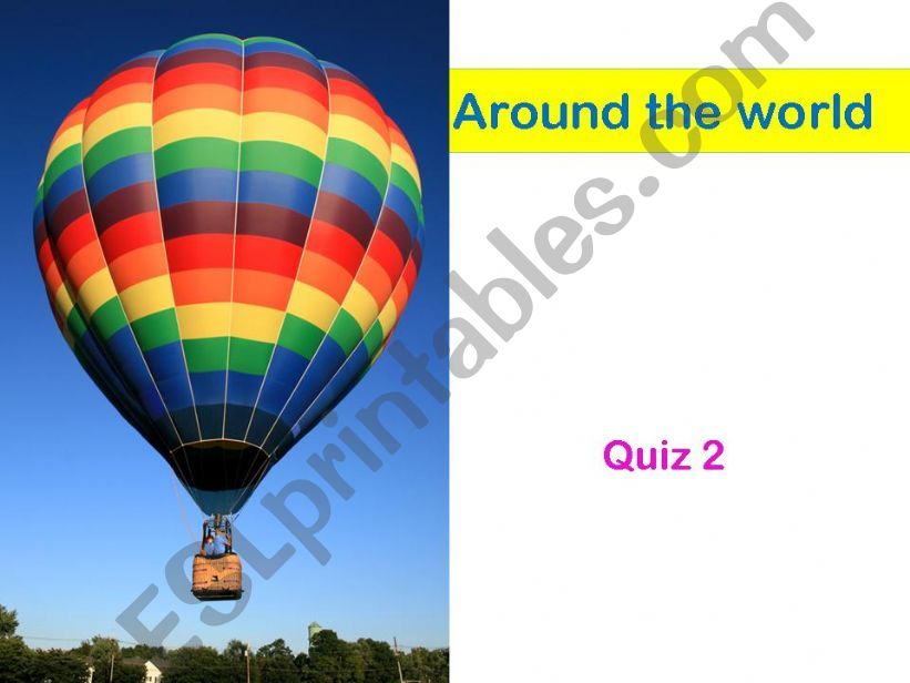 Around the world quiz 2 powerpoint