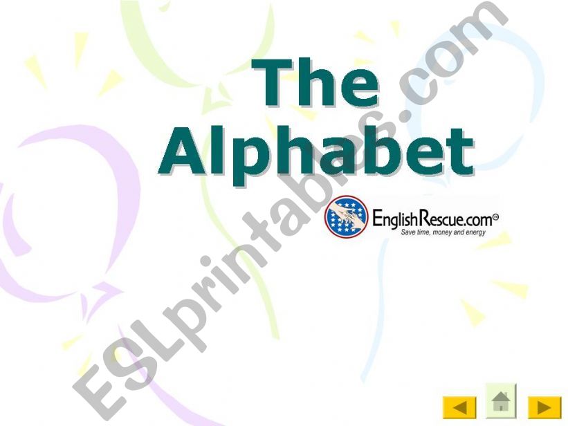 the english alphabet for all grades