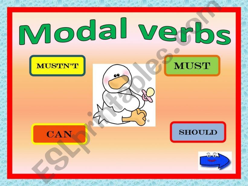 Modal verbs elementary powerpoint
