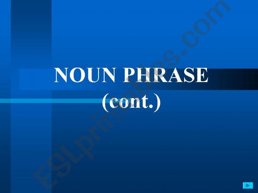 NOUN PHRASE 2 powerpoint