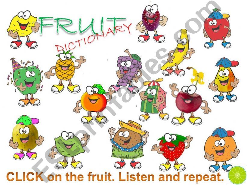 FRUIT ditionary / with sounds/