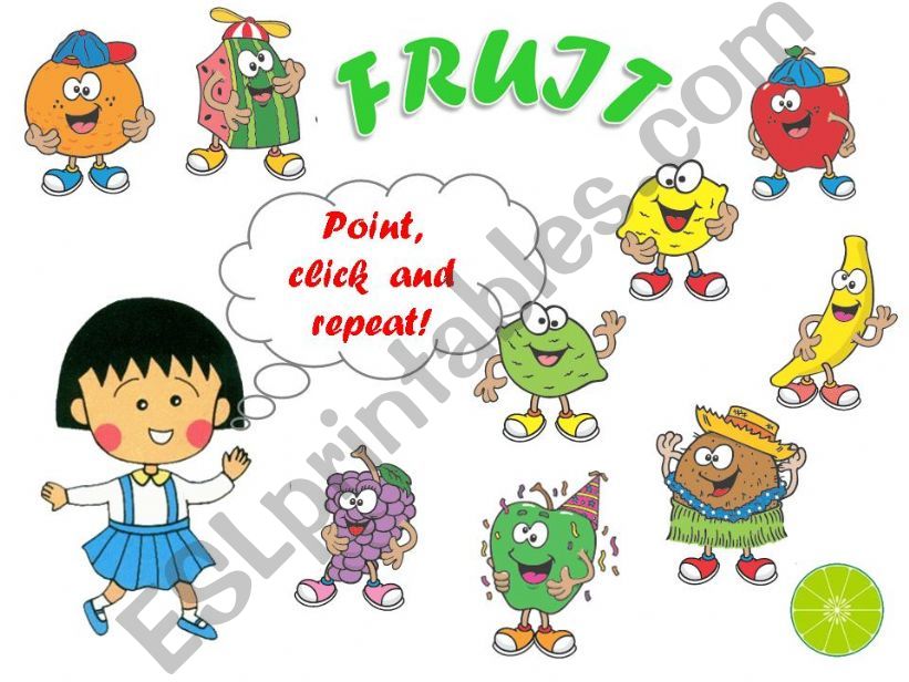 FRUIT /with sounds/ powerpoint