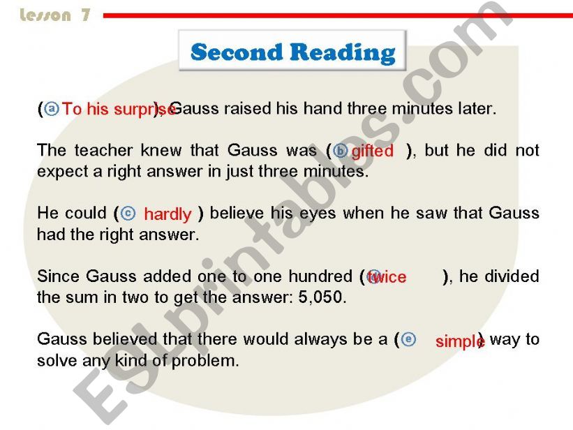 reading lesson plan(Gause) 2 powerpoint