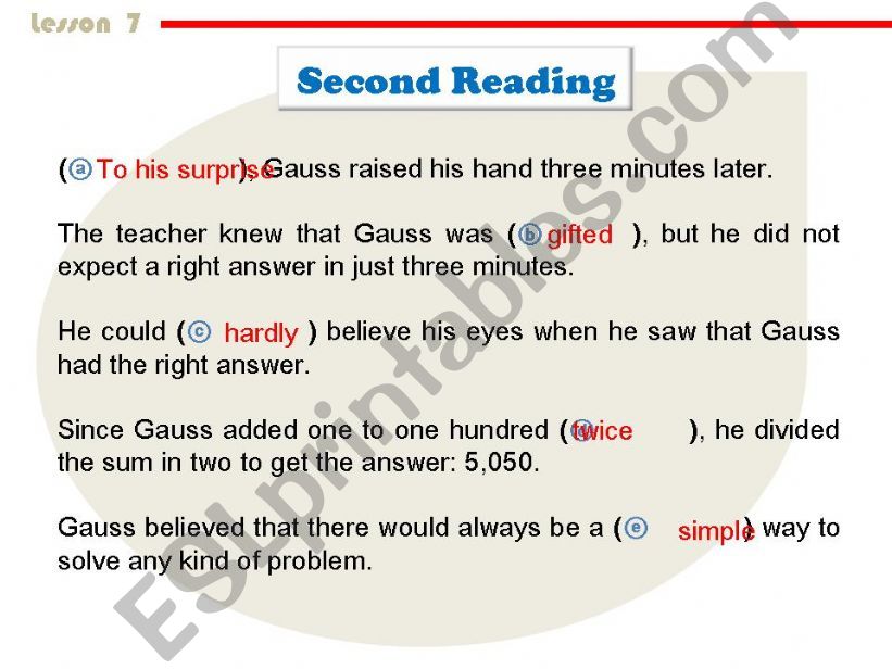 reading lesson plan(Gause) 2 powerpoint
