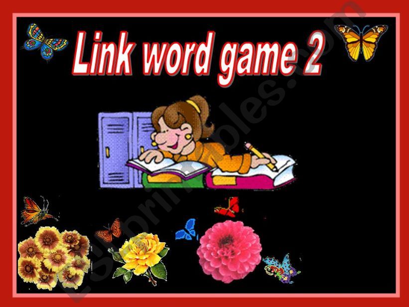 Link word game 2 powerpoint