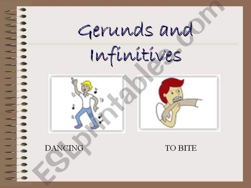 GERUNDS AND INFINITIVES powerpoint