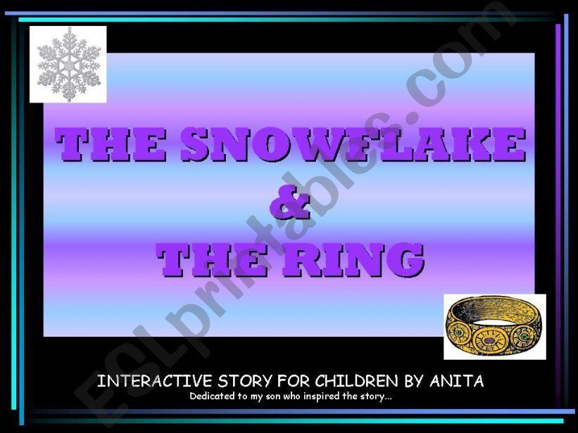 THE SNOWFLAKE AND THE RING - interactive story for kids